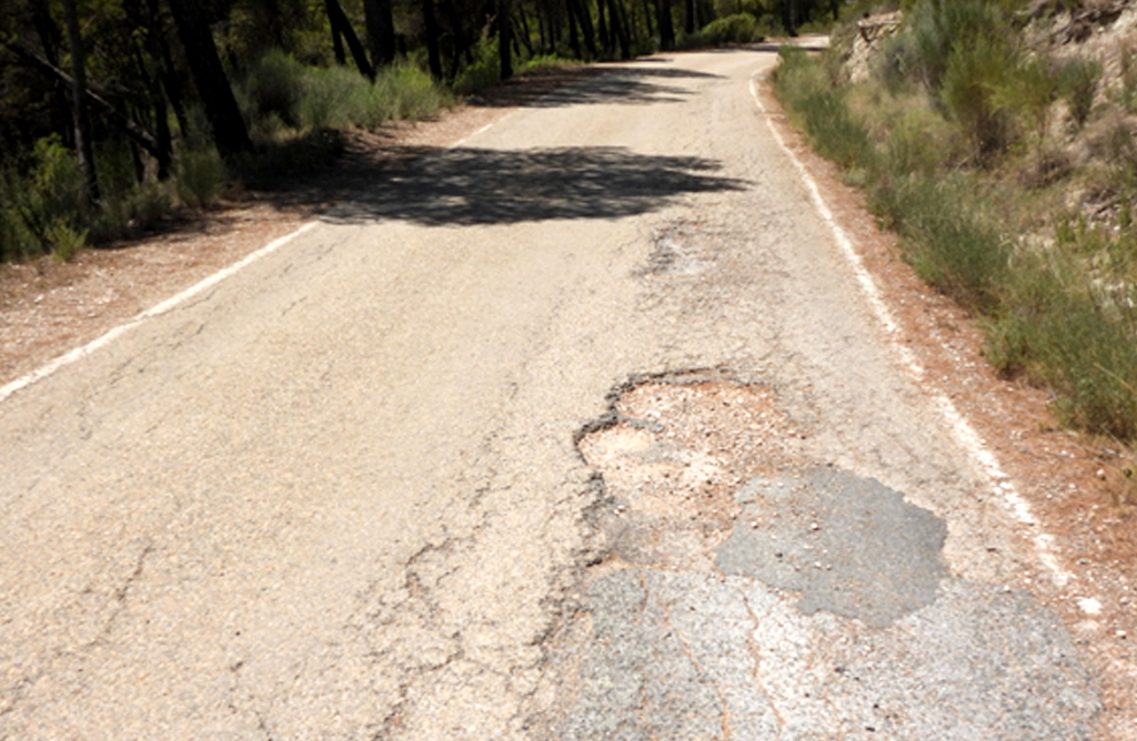 Unos 100.000 euros servirán para mejorar dos viales del Parque Regional de Sierra Espuña